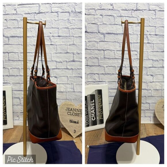 Dooney & Bourke Saffiano Leather Leisure Shopper - Picture 5 of 15